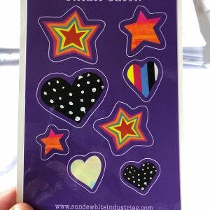 Hart en Sterren Sticker Sheet!