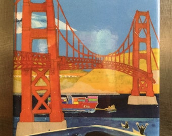 Golden Gate Bridge Refrigerator Magnet