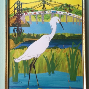 Egret Art Print image 2