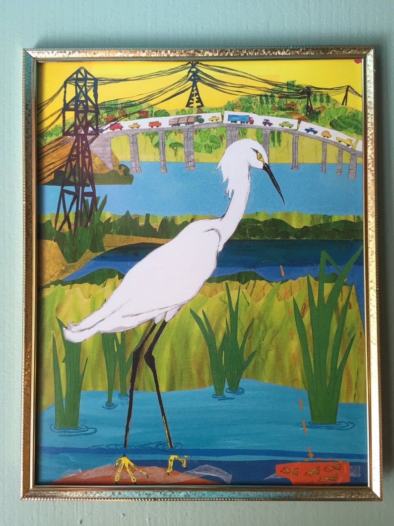 Egret Art Print image 2