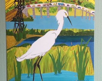Zilverreiger Art Print