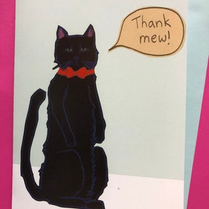 Tarjeta Individual Gracias Mew