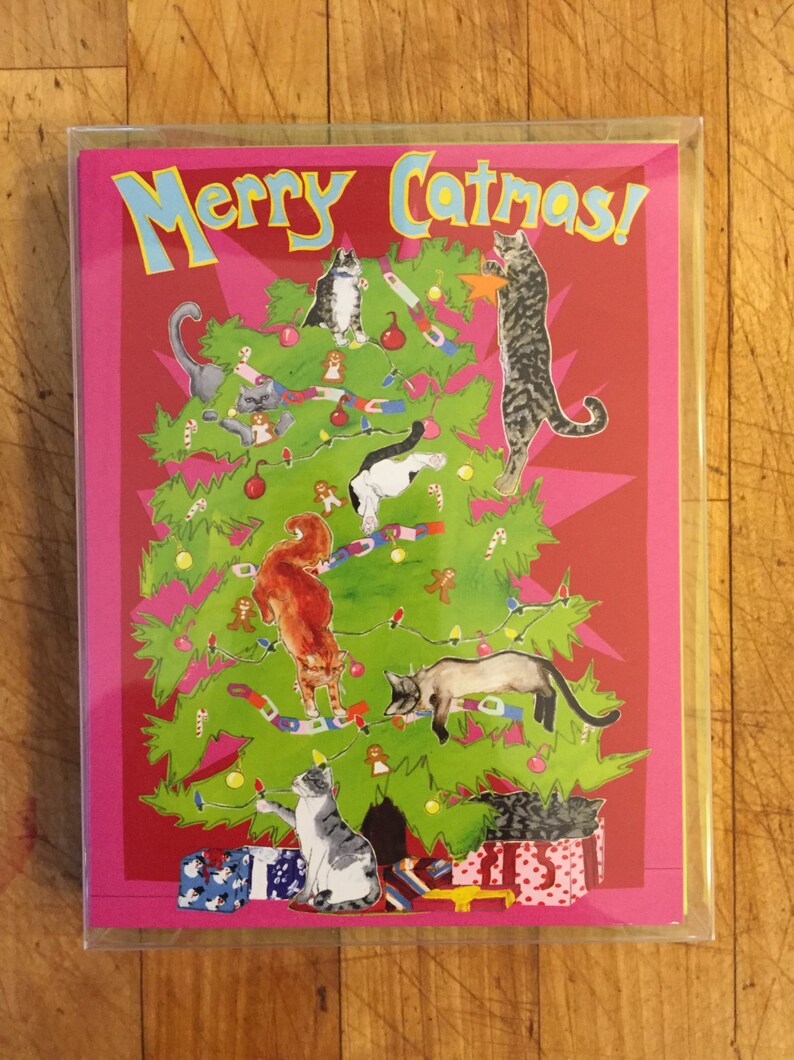 Merry Catmas Boxed Card Set image 1