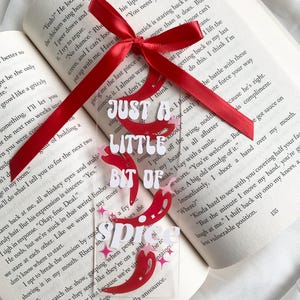 SPICY BOOKMARK~ booktok girlies, bookish, dark romance, romance