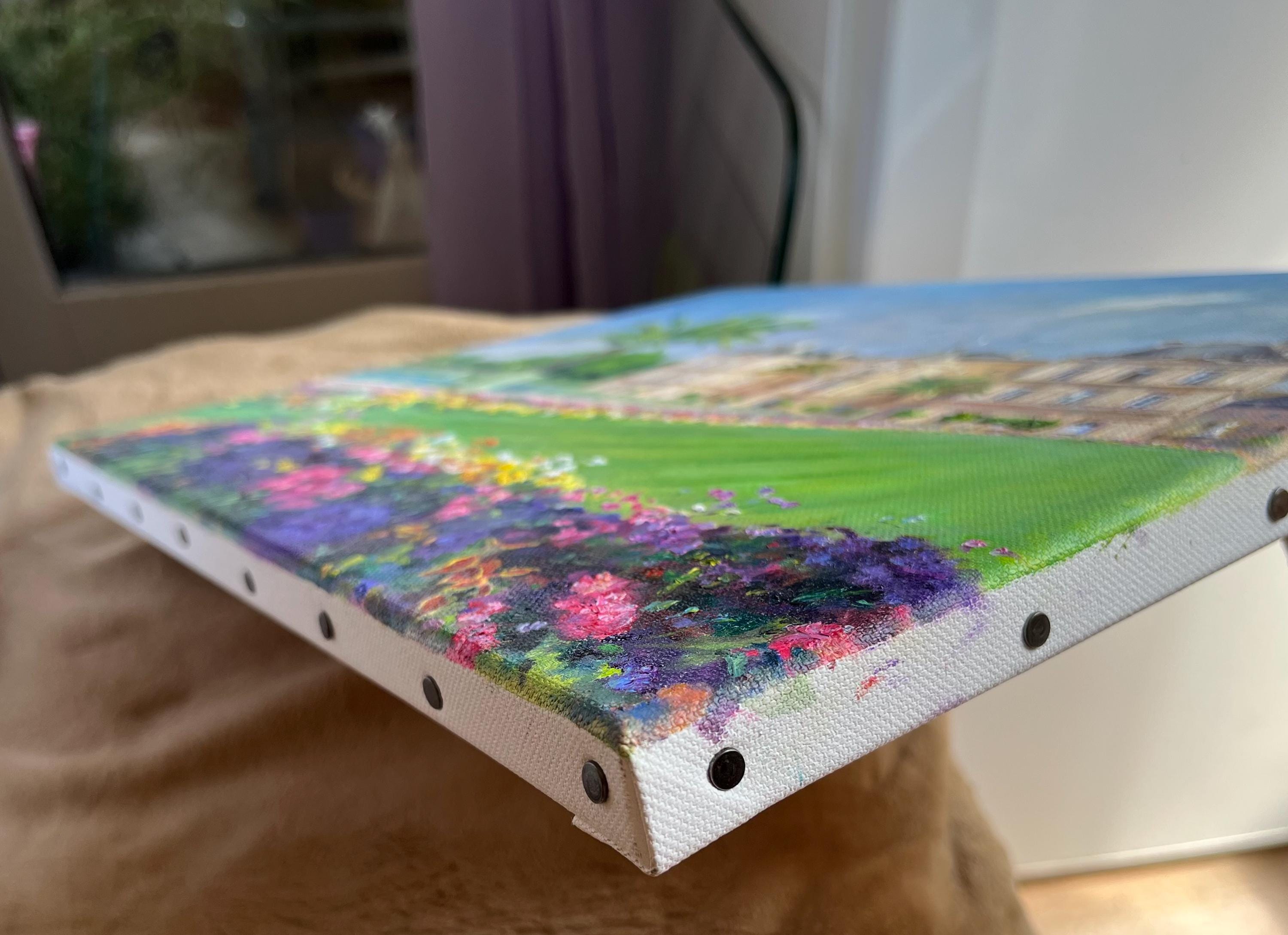 オリジナル油絵_リュクサンブール公園_パリ_フランス - Etsy 日本