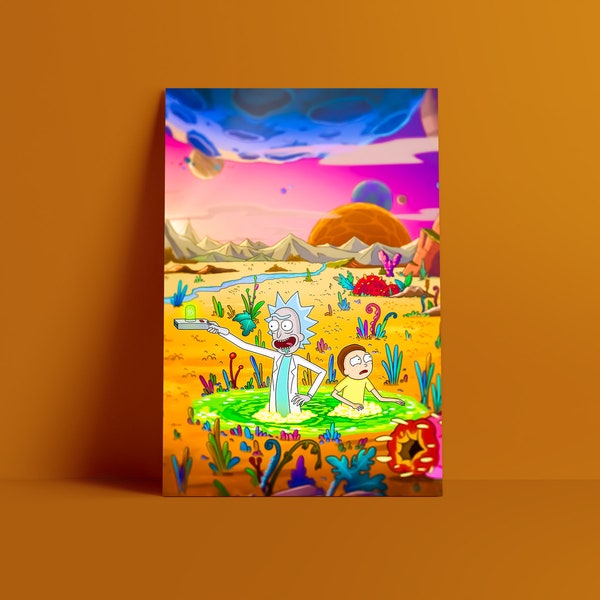Rick Morty Fan Art - Etsy