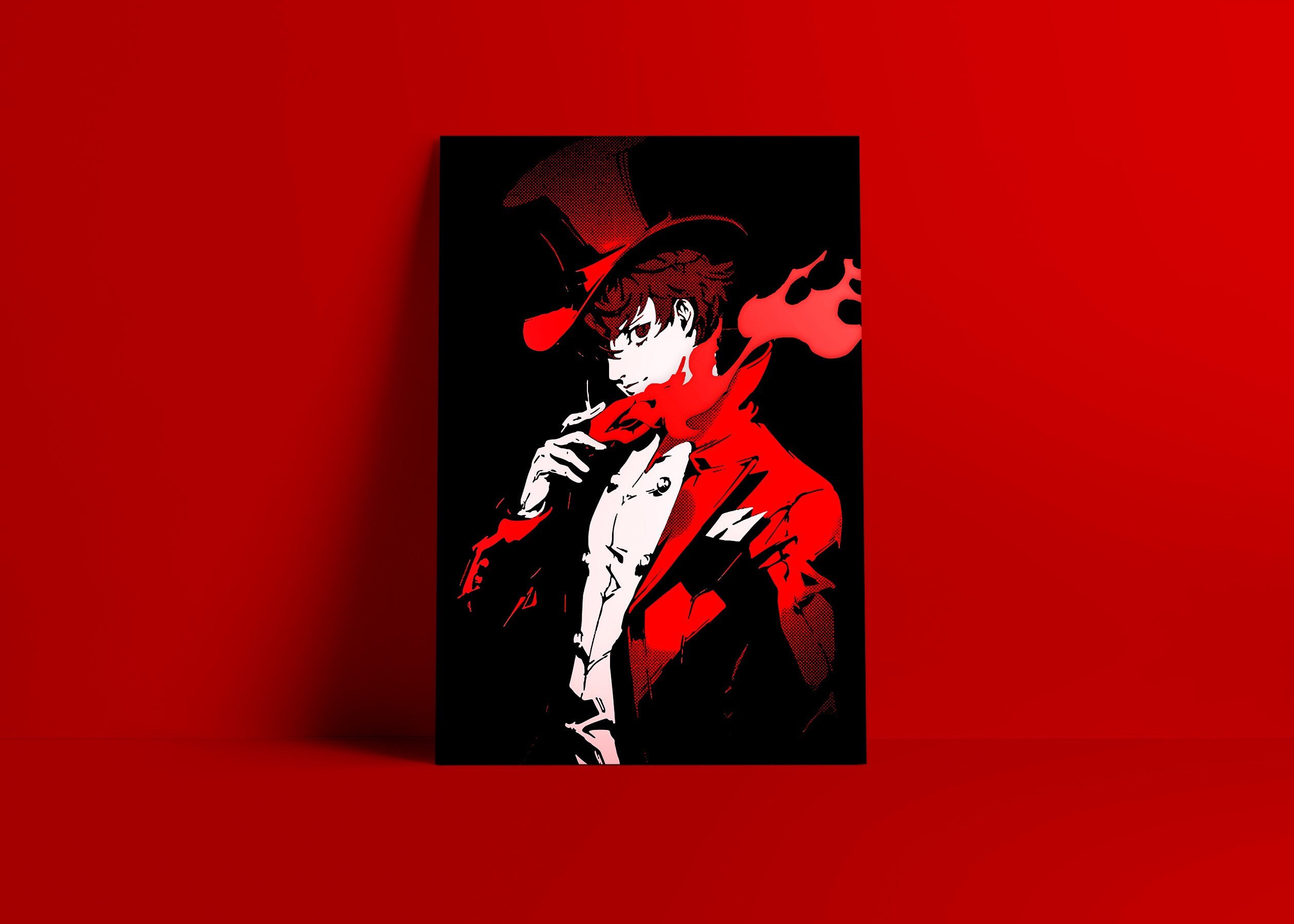 Persona 5 Joker Fan Art Poster Etsy Norway