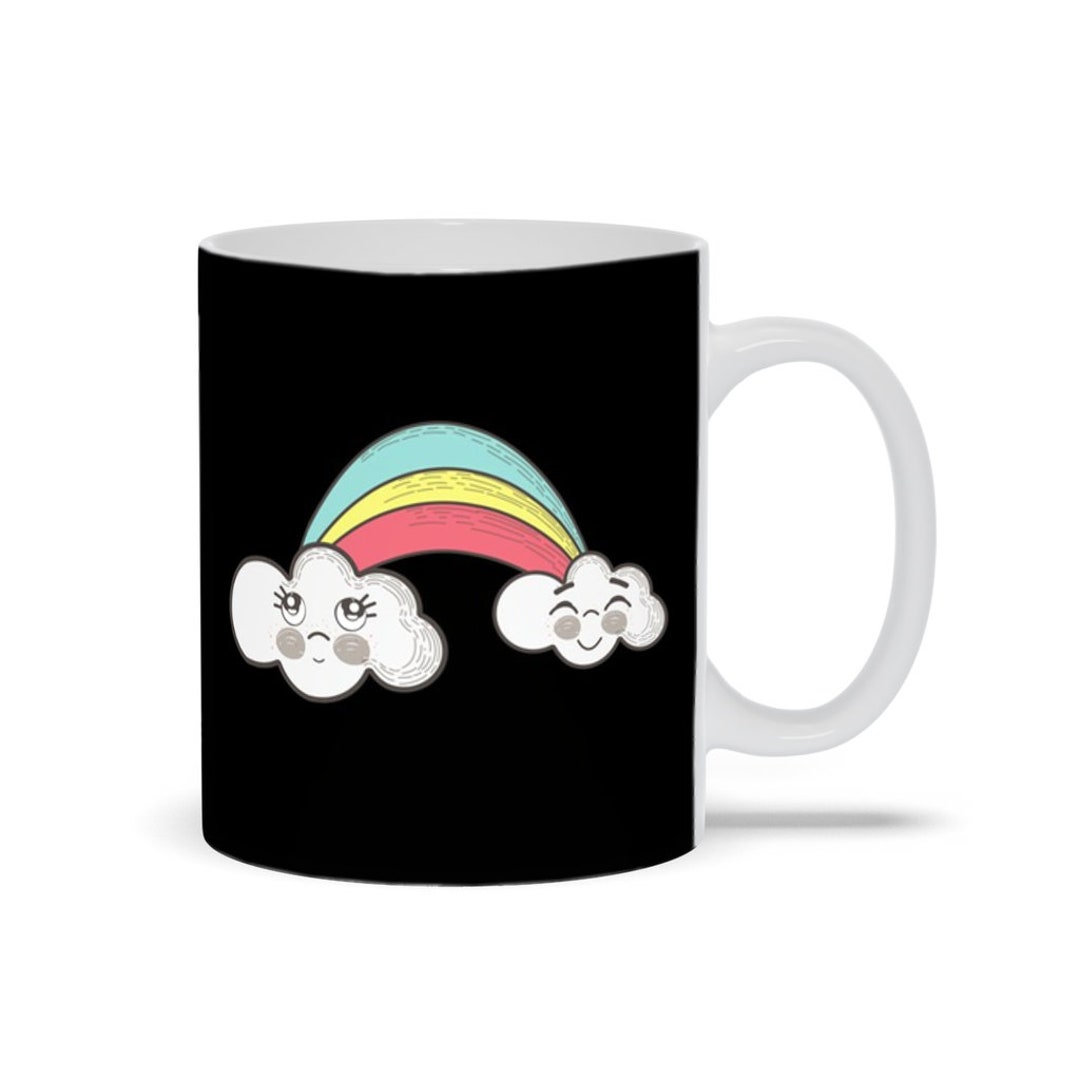 Rainbow and Clouds Kawaii Anime Manga Mug Tea Coffee Tea Hot - Etsy Rainbow and Clouds Kawaii Anime Manga Mug Tea Coffee Tea Hot - Etsy