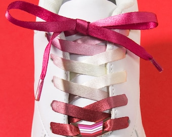 Lesbian Pride Flag Shoelaces