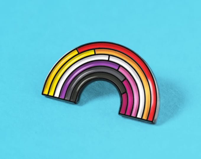 The Non-Binary/Lesbian Enamel Pin
