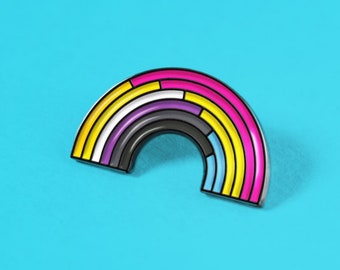The Non-Binary/Pansexual Enamel Pin