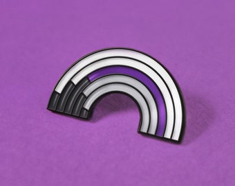 The Demisexual Rainbow Enamel Pin