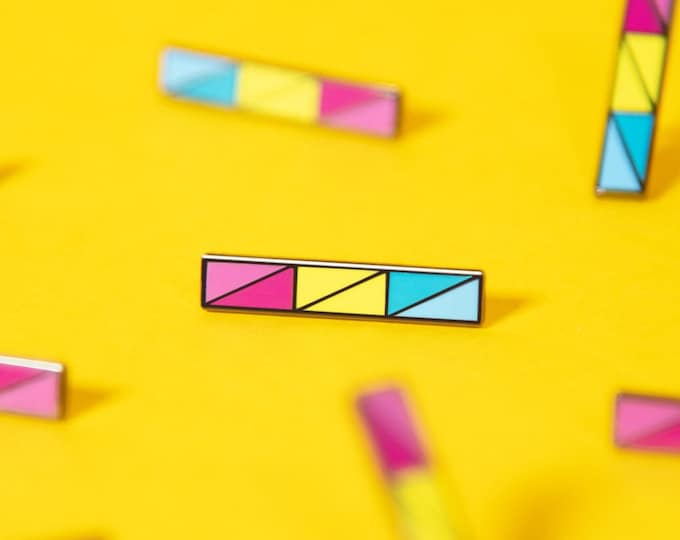 The Pansexual Bar Enamel Pin