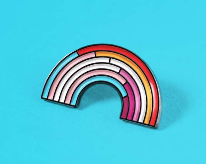 The Trans/Lesbian Enamel Pin