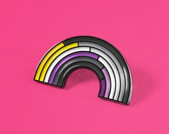 The Non-Binary/Asexual Enamel Pin