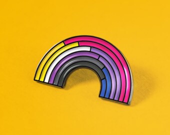 The Non-Binary/Bisexual Enamel Pin