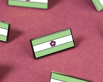 The Diamoric Flag Enamel Pin
