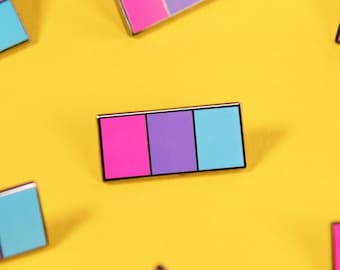 The Androgyne Flag Enamel Pin