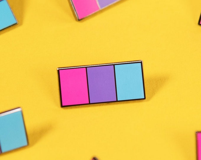 The Androgyne Flag Enamel Pin