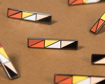 The Bear Pride Bar Enamel Pin