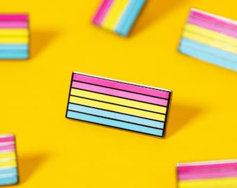 The Pansexual Flag Enamel Pin