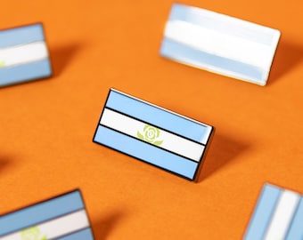 The Achillean Flag Enamel Pin