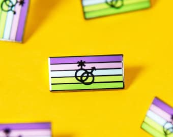 The Toric Flag Enamel Pin