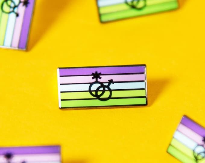 The Toric Flag Enamel Pin