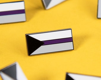 The Demisexual Flag Enamel Pin