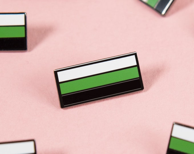 The Neutrois Flag Enamel Pin