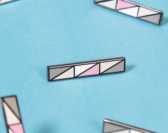 The Demigirl Bar Enamel Pin