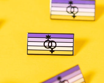 The Trixic Flag Enamel Pin