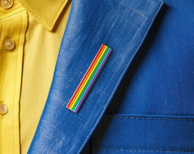 The XL Rainbow Flag Pin