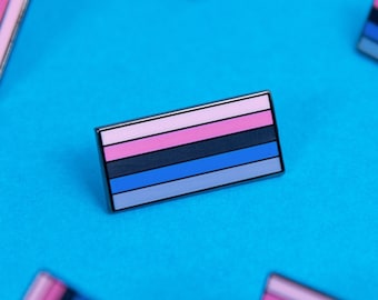 The Omnisexual Flag Enamel Pin