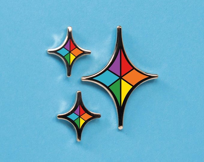 The Rainbow Sparkle Pin