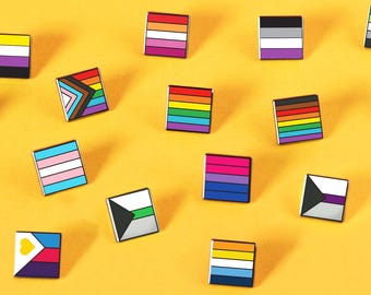 Mini LGBTQ Pride Flag Pins