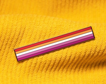 The Long Lesbian Flag Pin