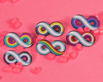 Infinitely Trans Enamel Pin (Variations)