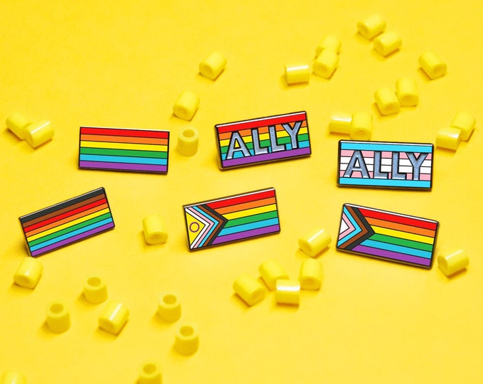 Rainbow Pride Flag Pins