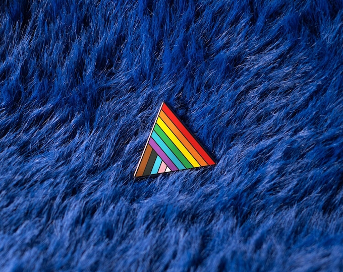 The Rainbow Triangle Pride Pin
