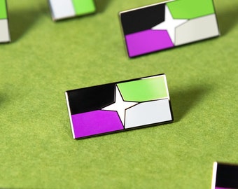 The A-spec Flag Enamel Pin