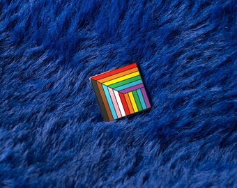 The Rainbow Square Pride Pin
