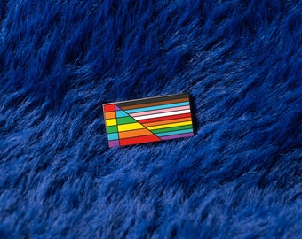 The Rainbow Rectangle Pride Pin