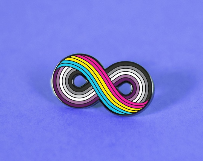 The Infinitely Asexual-Panromantic Pin
