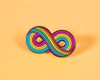 The Infinitely Pansexual Enamel Pin