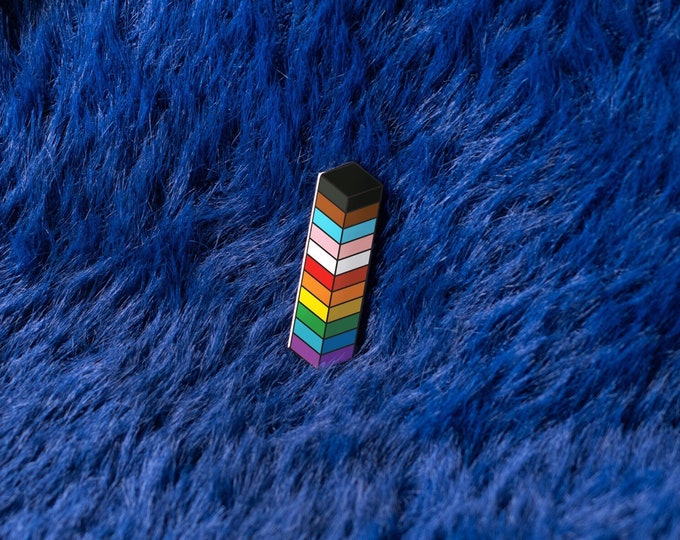 The Rainbow Block Pride Pin