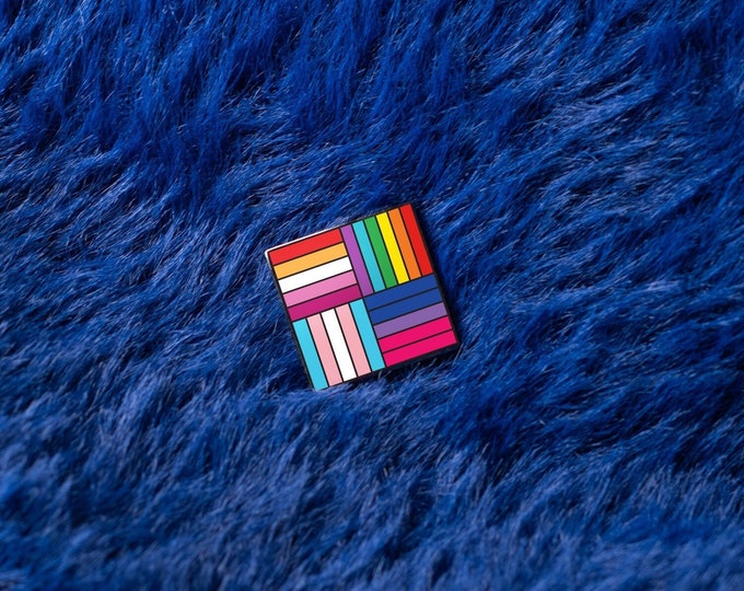 The LGBT Square Pin