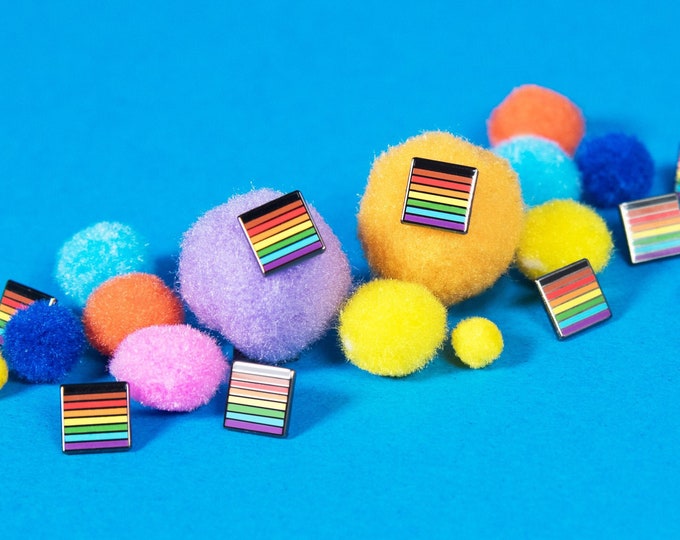 The Mini Inclusive Rainbow Flag Pin