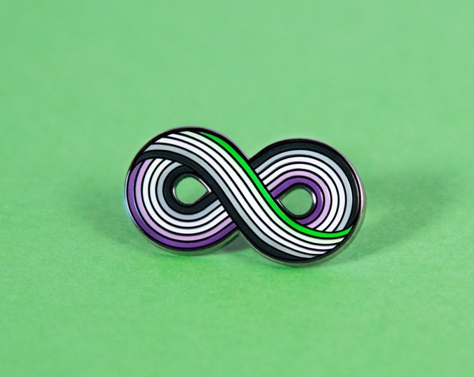 The Infinitely Aroace Enamel Pin