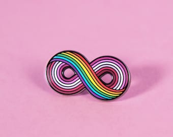 The Infinitely Lesbian Enamel Pin